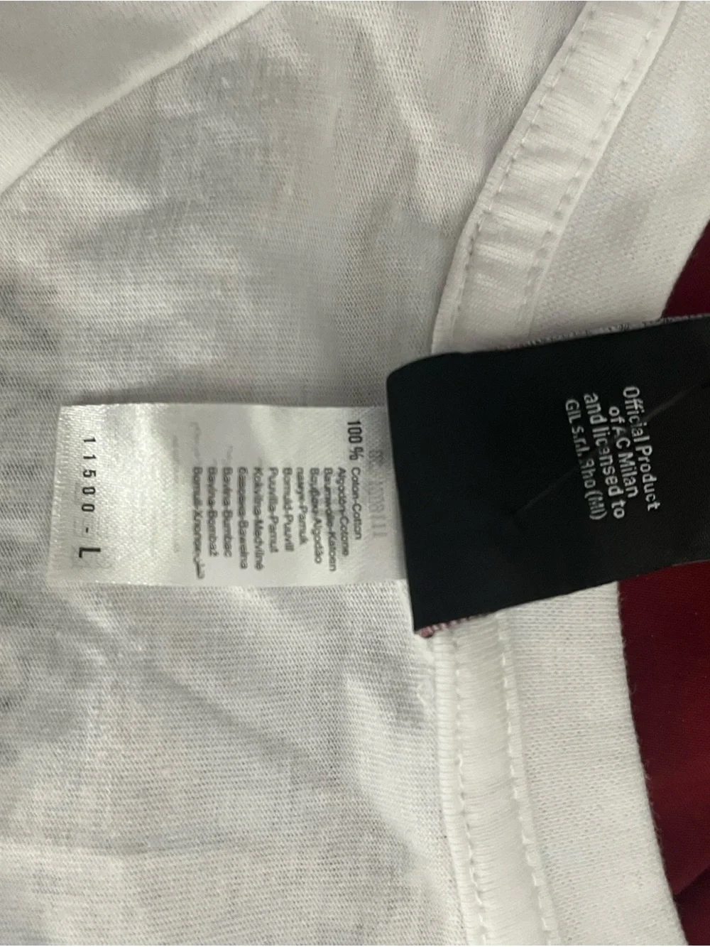 AC Milan white short